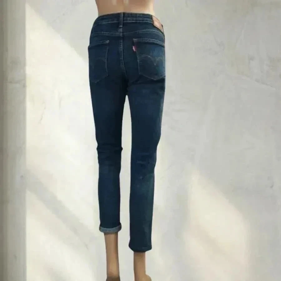 LEVI'S 711 qualidade crafted - corte skinny crop - cintura baixa - elástico - qualidade irrepreensível – photo 2